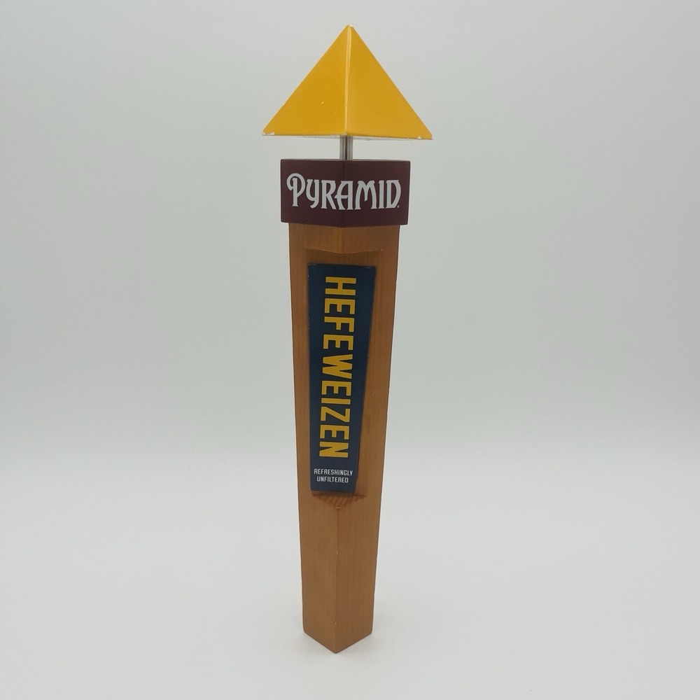 Pyramid Hefeweizen Beer Tap Handle wood Man Cave Kegerator Seattle, Washington